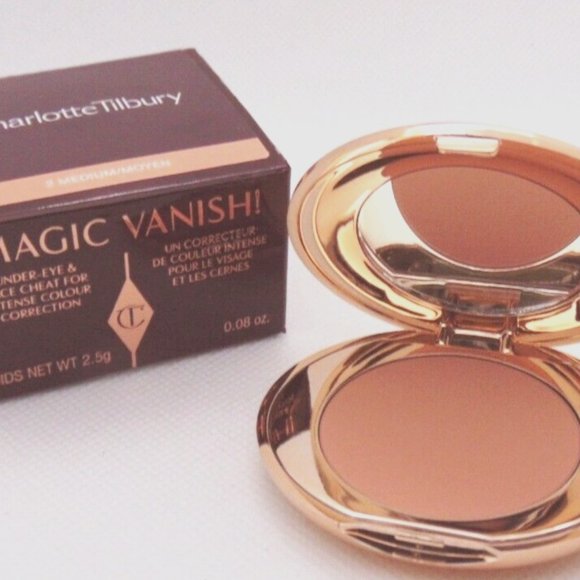 ✔️Charlotte Tilbury #2 MEDIUM Magic Vanish Under Eye Color Corrector NEW IN BOX - Picture 5 of 12